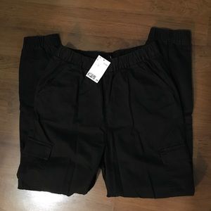 Black H&M Cargo Joggers